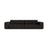 Chicago 4-Sitzer Sofa aus Chenille in Anthrazit (Eden 21 Black), 252x102 cm von Cosmopolitan Design – Bild 1