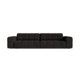 Chicago 4-Sitzer Sofa aus Chenille in Anthrazit (Eden 21 Black), 252x102 cm von Cosmopolitan Design – Bild 1