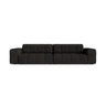 Chicago 4-Sitzer Sofa aus Chenille in Anthrazit (Eden 21 Black), 252x102 cm von Cosmopolitan Design – Bild 1