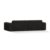 Chicago 4-Sitzer Sofa aus Chenille in Anthrazit (Eden 21 Black), 252x102 cm von Cosmopolitan Design – Bild 4