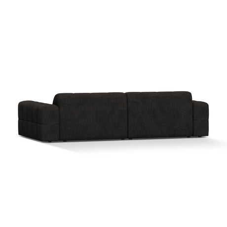 Chicago 4-Sitzer Sofa aus Chenille in Anthrazit (Eden 21 Black), 252x102 cm von Cosmopolitan Design – Bild 4