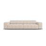 Chicago 4-Sitzer Sofa aus Chenille in Beige (Haga 30), 244x102x70 cm von Cosmopolitan Design – Bild 1