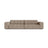 Chicago 4-Sitzer Sofa aus Chenille in Dunkelbeige (Eden 4 Beige), 252x102 cm von Cosmopolitan Design – Bild 1