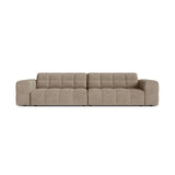 Chicago 4-Sitzer Sofa aus Chenille in Dunkelbeige (Eden 4 Beige), 252x102 cm von Cosmopolitan Design – Bild 1