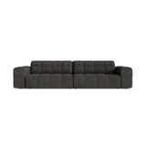 Chicago 4-Sitzer Sofa aus Chenille in Dunkelgrau (Eden 20 Graphite), 252x102 cm von Cosmopolitan Design – Bild 1