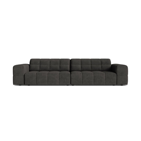 Chicago 4-Sitzer Sofa aus Chenille in Dunkelgrau (Eden 20 Graphite), 252x102 cm von Cosmopolitan Design – Bild 1