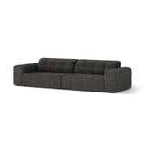 Chicago 4-Sitzer Sofa aus Chenille in Dunkelgrau (Eden 20 Graphite), 252x102 cm von Cosmopolitan Design – Bild 3