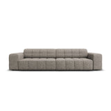 Chicago 4-Sitzer Sofa aus Chenille in Grau (Haga 16), 244x102x70 cm von Cosmopolitan Design – Bild 1