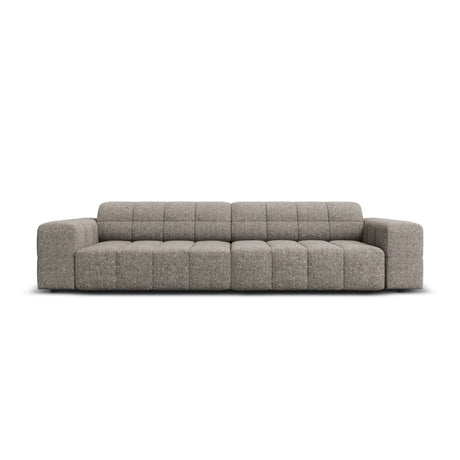 Chicago 4-Sitzer Sofa aus Chenille in Grau (Haga 16), 244x102x70 cm von Cosmopolitan Design – Bild 1