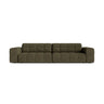 Chicago 4-Sitzer Sofa aus Chenille in Grün (Eden 12 Olive), 252x102 cm von Cosmopolitan Design – Bild 1
