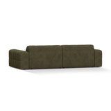 Chicago 4-Sitzer Sofa aus Chenille in Grün (Eden 12 Olive), 252x102 cm von Cosmopolitan Design – Bild 4