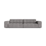 Chicago 4-Sitzer Sofa aus Chenille in Hellgrau (Eden 18 Grey), 252x102 cm von Cosmopolitan Design – Bild 1