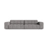 Chicago 4-Sitzer Sofa aus Chenille in Hellgrau (Eden 18 Grey), 252x102 cm von Cosmopolitan Design – Bild 1