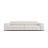 Chicago 4-Sitzer Sofa aus Chenille in Hellgrau (Haga 06), 244x102x70 cm von Cosmopolitan Design – Bild 1