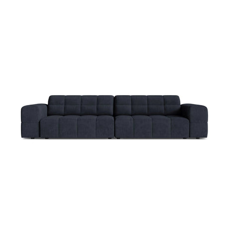 Chicago 4-Sitzer Sofa aus Chenille in Marineblau (Eden 16 Deep Blue), 252x102 cm von Cosmopolitan Design – Bild 1