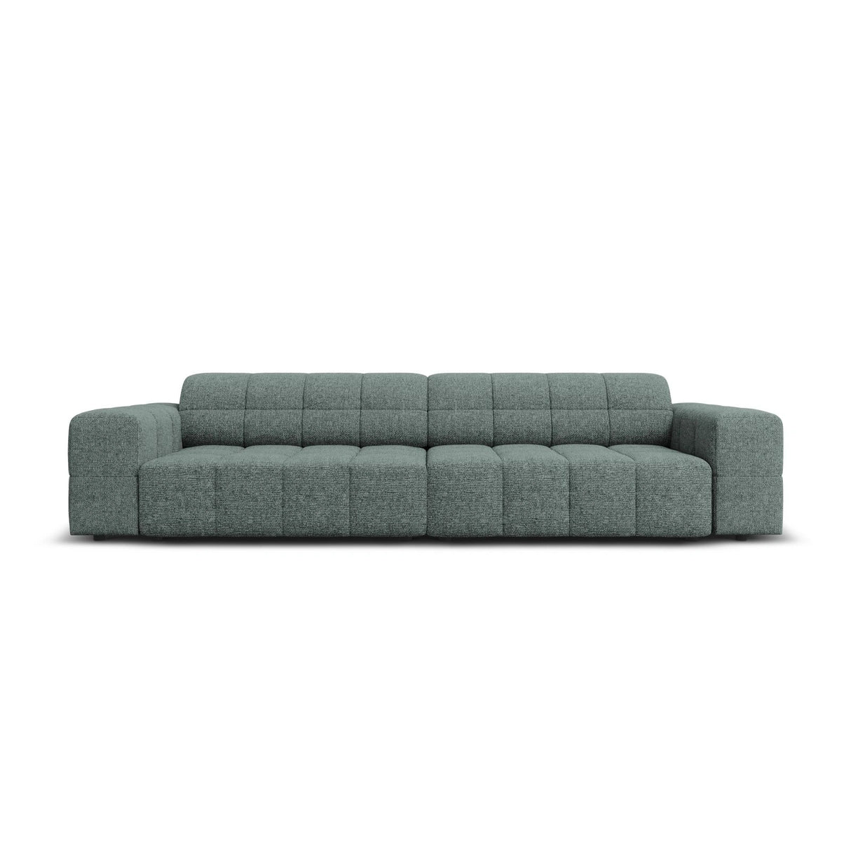 Chicago 4-Sitzer Sofa aus Chenille in Petrol (Haga 78), 244x102x70 cm von Cosmopolitan Design – Bild 1