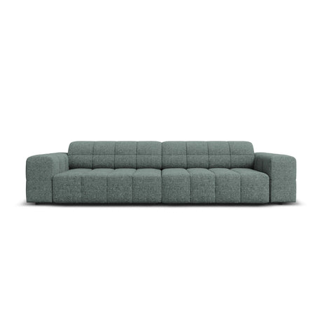 Chicago 4-Sitzer Sofa aus Chenille in Petrol (Haga 78), 244x102x70 cm von Cosmopolitan Design – Bild 1