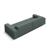 Chicago 4-Sitzer Sofa aus Chenille in Petrol (Haga 78), 244x102x70 cm von Cosmopolitan Design – Bild 5