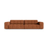 Chicago 4-Sitzer Sofa aus Chenille in Ziegel (Eden 10 Terra), 252x102 cm von Cosmopolitan Design – Bild 1