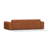Chicago 4-Sitzer Sofa aus Chenille in Ziegel (Eden 10 Terra), 252x102 cm von Cosmopolitan Design – Bild 4