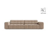 Chicago 4-Sitzer Sofa aus Samt in Beige (Venus 2928), 252x102 cm von Cosmopolitan Design – Bild 1