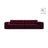 Chicago 4-Sitzer Sofa aus Samt in Burgund (Venus 2932), 252x102 cm von Cosmopolitan Design – Bild 1
