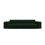 Chicago 4-Sitzer Sofa aus Samt in Flaschengrün (Bluvel 78), 244x102x70 cm von Cosmopolitan Design – Bild 1
