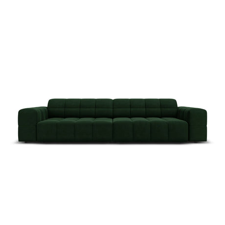 Chicago 4-Sitzer Sofa aus Samt in Flaschengrün (Bluvel 78), 244x102x70 cm von Cosmopolitan Design – Bild 1