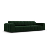 Chicago 4-Sitzer Sofa aus Samt in Flaschengrün (Bluvel 78), 244x102x70 cm von Cosmopolitan Design – Bild 3