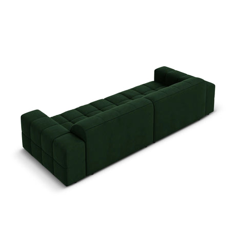 Chicago 4-Sitzer Sofa aus Samt in Flaschengrün (Bluvel 78), 244x102x70 cm von Cosmopolitan Design – Bild 5