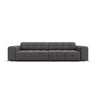 Chicago 4-Sitzer Sofa aus Samt in Grau (Bluvel 14), 244x102x70 cm von Cosmopolitan Design – Bild 1