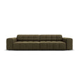 Chicago 4-Sitzer Sofa aus Samt in Grün (Bluvel 77), 244x102x70 cm von Cosmopolitan Design – Bild 1