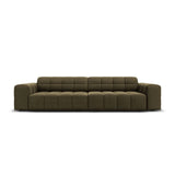 Chicago 4-Sitzer Sofa aus Samt in Grün (Bluvel 77), 244x102x70 cm von Cosmopolitan Design – Bild 1