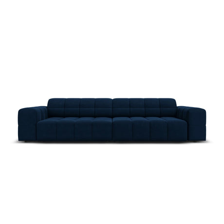 Chicago 4-Sitzer Sofa aus Samt in Königsblau (Bluvel 86), 244x102x70 cm von Cosmopolitan Design – Bild 1