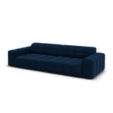 Chicago 4-Sitzer Sofa aus Samt in Königsblau (Bluvel 86), 244x102x70 cm von Cosmopolitan Design – Bild 4