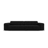 Chicago 4-Sitzer Sofa aus Samt in Schwarz (Bluvel 19), 244x102x70 cm von Cosmopolitan Design – Bild 1