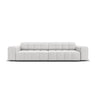 Chicago 4-Sitzer Sofa aus Samt in Silber (Bluvel 03), 244x102x70 cm von Cosmopolitan Design – Bild 1
