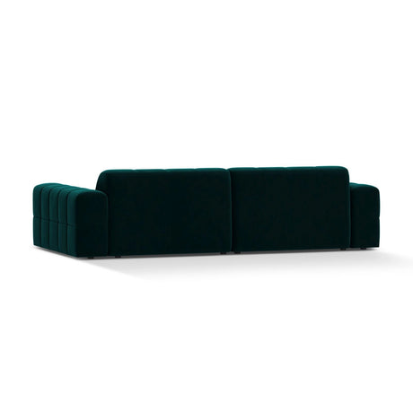 Chicago 4-Sitzer Sofa aus Samt in Tiefes Petrol (Venus 2911), 252x102 cm von Cosmopolitan Design – Bild 4