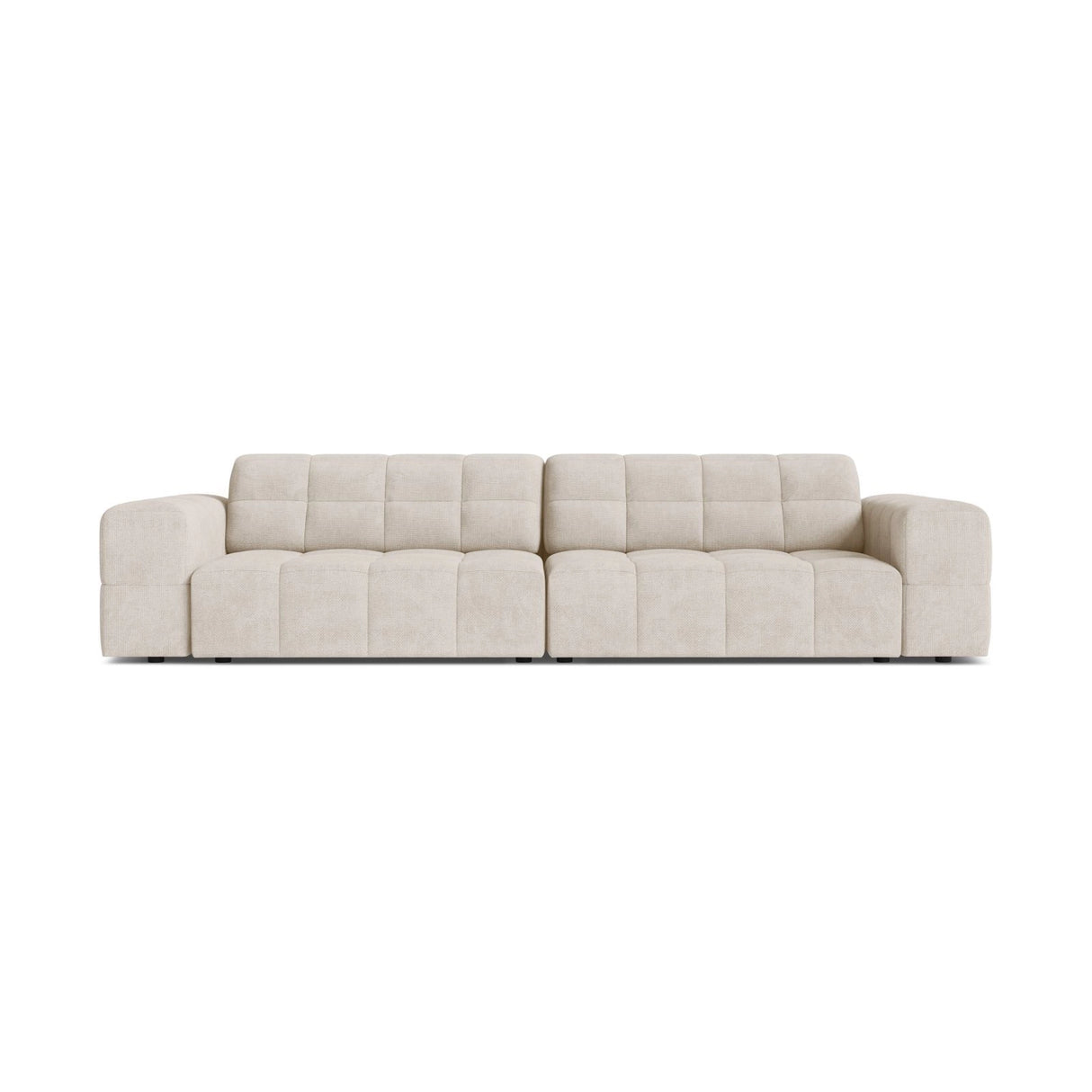 Chicago 4-Sitzer Sofa aus Samt oder Chenille, 252x102 cm von Cosmopolitan Design – Bild 1
