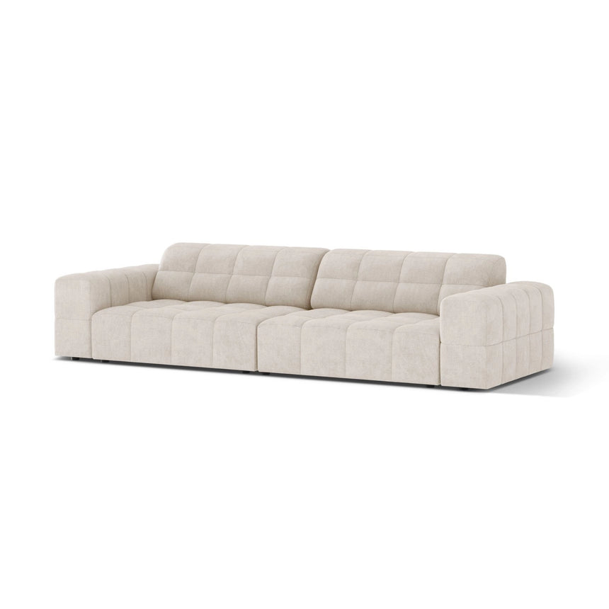 Chicago 4-Sitzer Sofa aus Samt oder Chenille, 252x102 cm von Cosmopolitan Design – Bild 3