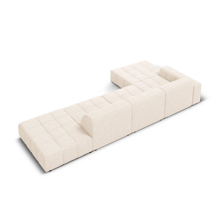 Chicago 5-Sitzer Ecksofa, Linke Seite, aus Samt oder Chenille, 341x166x70 cm von Cosmopolitan Design – Bild 5