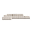 Chicago 5-Sitzer Ecksofa, Linke Seite, aus Samt oder Chenille, 348x167 cm von Cosmopolitan Design – Bild 1