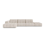 Chicago 5-Sitzer Ecksofa, Linke Seite, aus Samt oder Chenille, 348x167 cm von Cosmopolitan Design – Bild 1