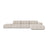 Chicago 5-Sitzer Ecksofa, Rechte Seite, aus Samt oder Chenille, 348x167 cm von Cosmopolitan Design – Bild 1