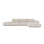 Chicago 5-Sitzer Ecksofa, Rechte Seite, aus Samt oder Chenille, 348x167 cm von Cosmopolitan Design – Bild 1