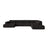 Chicago 7-Sitzer Panoramasofa, Rechte Seite, aus Chenille in Anthrazit (Eden 21 Black), 375x263 cm von Cosmopolitan Design – Bild 1