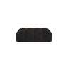 Chicago Pouf aus Chenille in Anthrazit (Eden 21 Black), 102x84 cm von Cosmopolitan Design – Bild 1