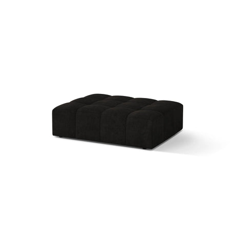 Chicago Pouf aus Chenille in Anthrazit (Eden 21 Black), 102x84 cm von Cosmopolitan Design – Bild 3