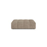 Chicago Pouf aus Chenille in Dunkelbeige (Eden 4 Beige), 102x84 cm von Cosmopolitan Design – Bild 1