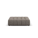 Chicago Pouf aus Chenille in Grau (Haga 16), 102x80x40 cm von Cosmopolitan Design – Bild 1
